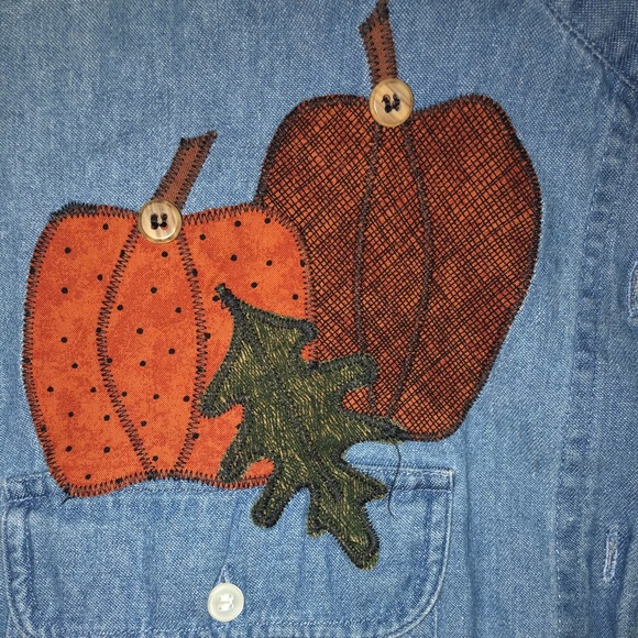 VINTAGE FALL DENIM JACKET - Picture 4 of 5